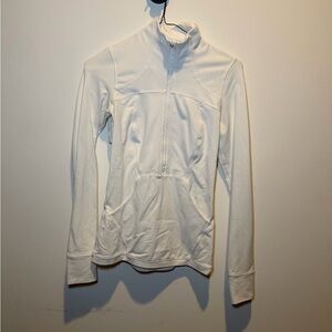 Lululemon Athletica Cream Quarter-Zip Pullover